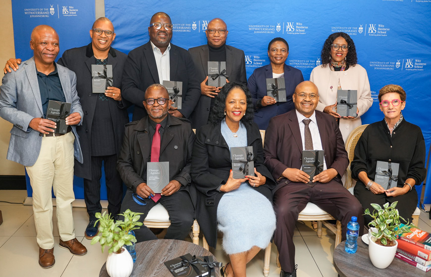 Wits Business School recently launched its book Change Agents: Leadership Lessons from 23 of South Africa’s Senior Leaders.
